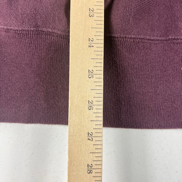 Y2K Champion Reverse Weave Sweatshirt Adult Medium Purple Small Logo Crewneck - Picture 12 of 14